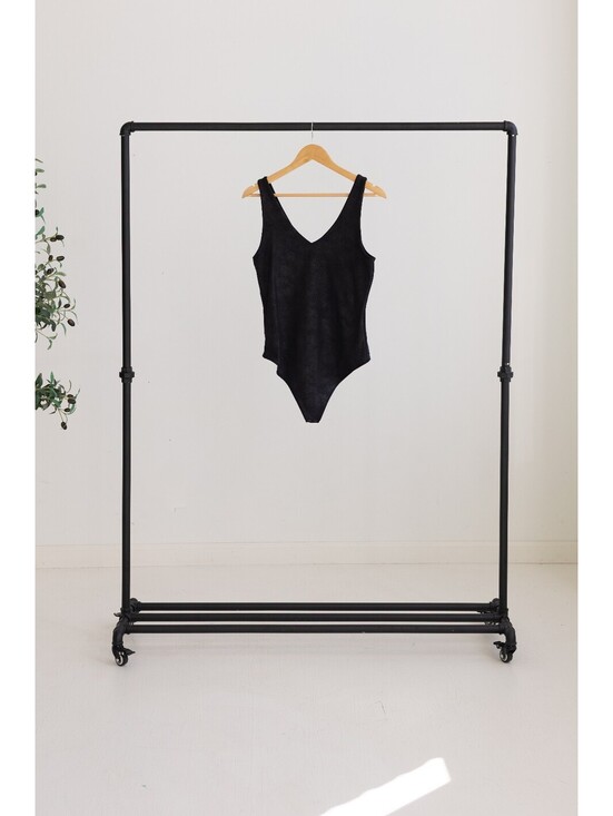 Abercrombie & Fitch Tops - Black V-Neck Sleeveless Bodysuit Size M